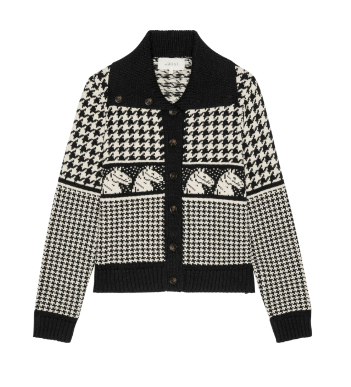 The Pony Cardigan Black