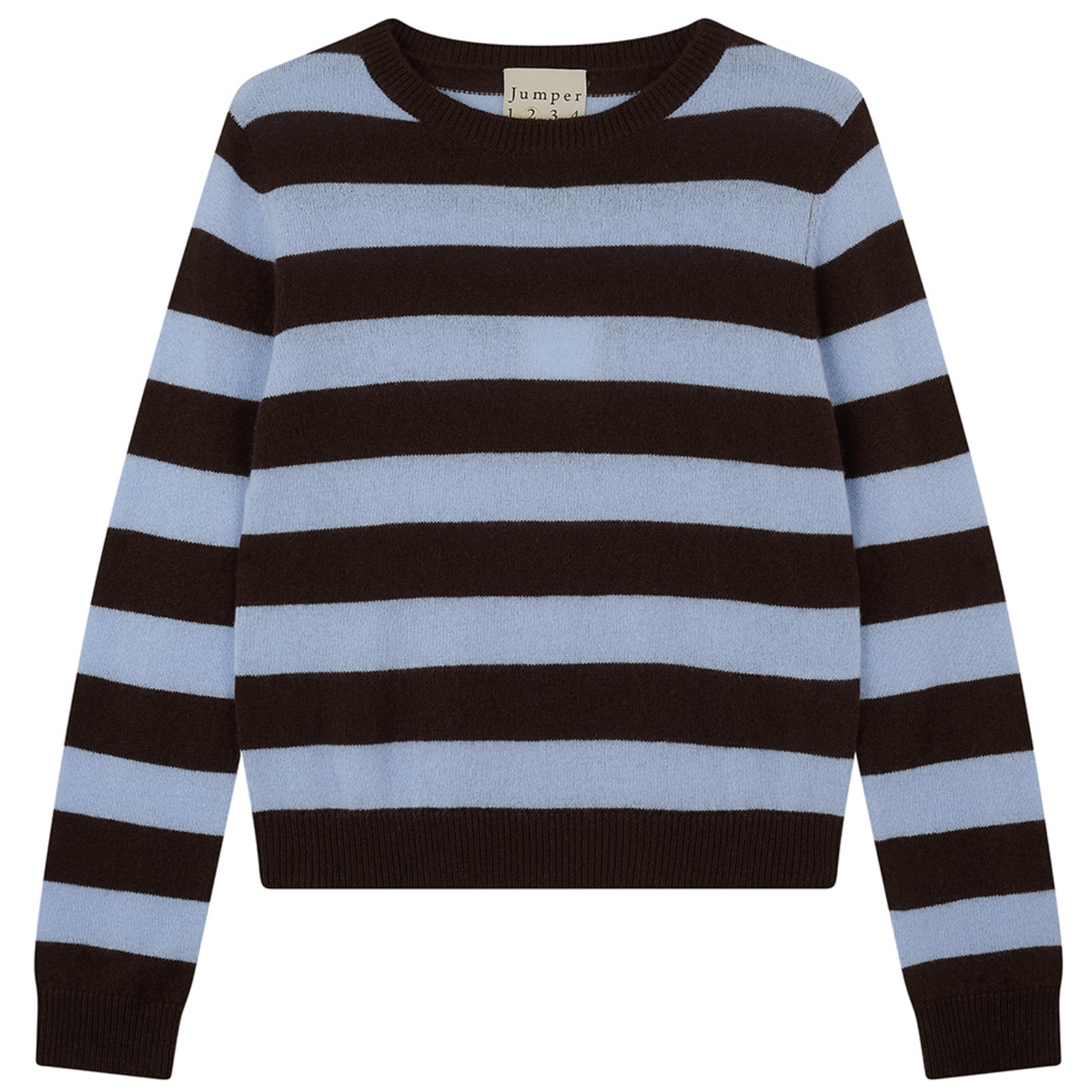 Cashmere Stripe Crew Pluto &amp; Arctic