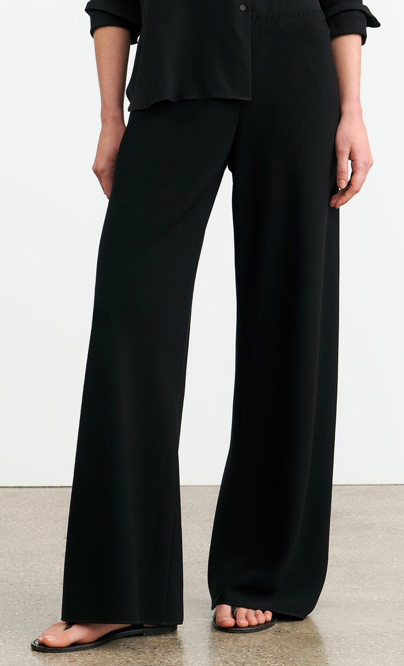 Marlow Wide Leg Pant Black