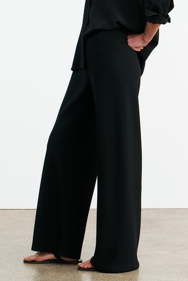 Marlow Wide Leg Pant Black