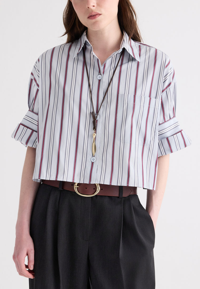 Next Ex Shirt Light Grey Multi