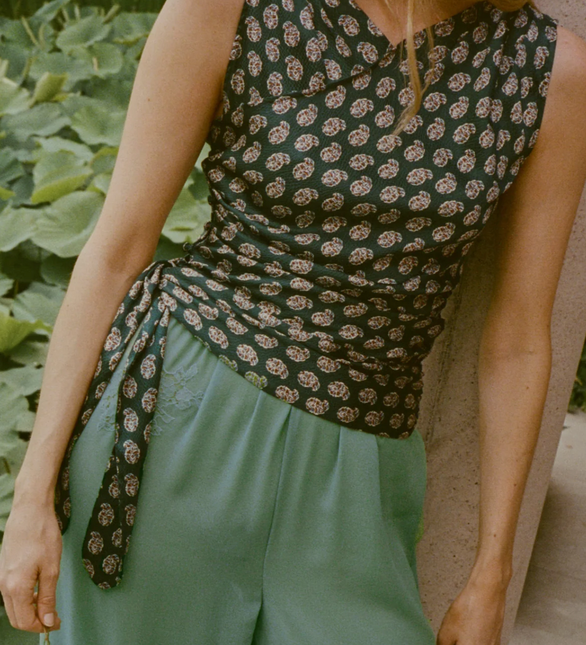 Janille top chaumont paisley