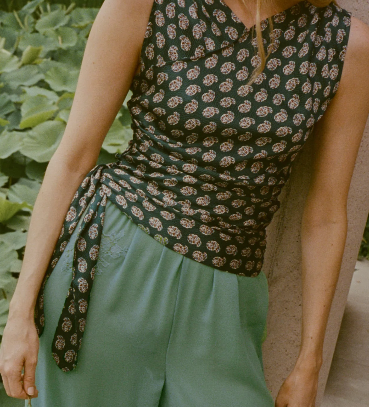 Janille top chaumont paisley
