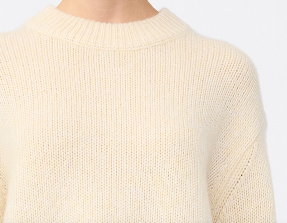 Tarie sparkle sweater soft limone