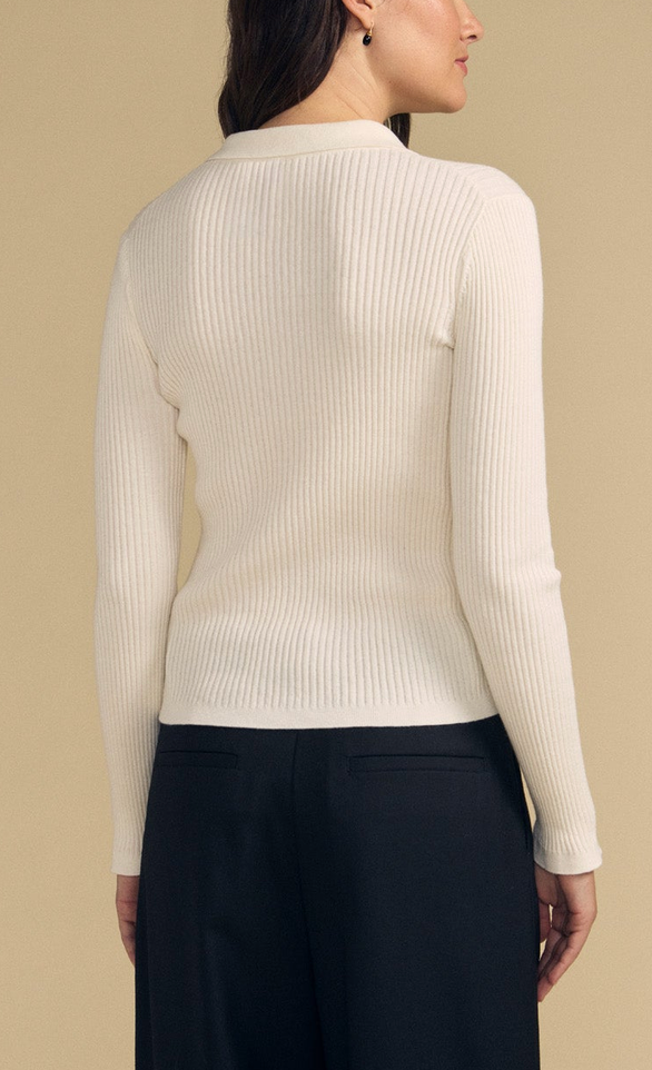 Frances Sweater Polo Milk