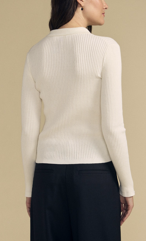Frances Sweater Polo Milk