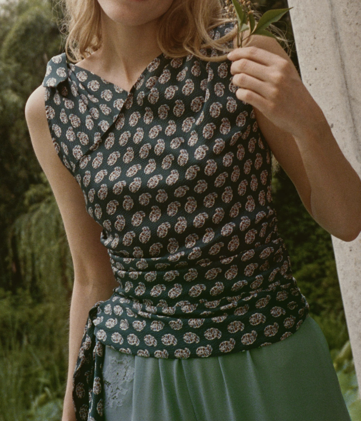 Janille top chaumont paisley