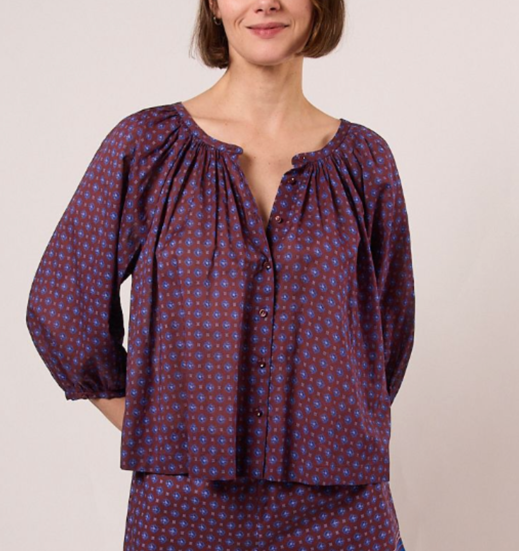 Jiana top menorca foulard
