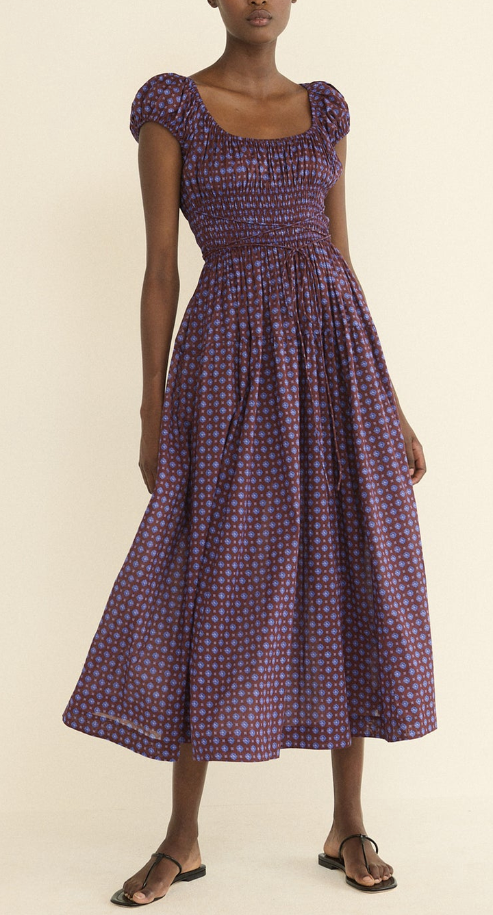 quinelle dress menorca foulard