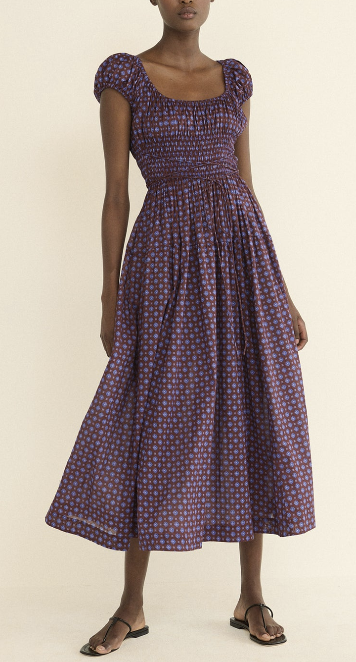 quinelle dress menorca foulard