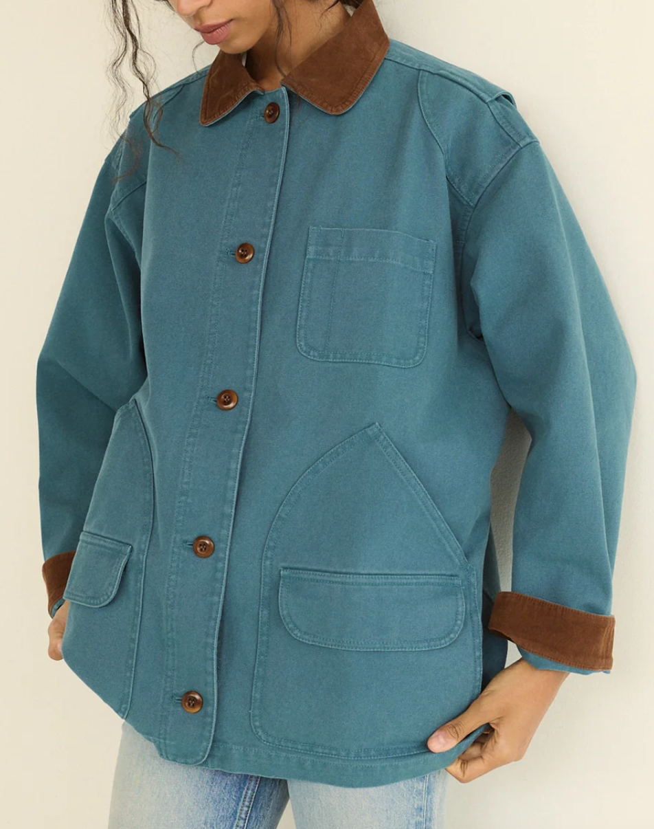 Pascual jacket caspian blue