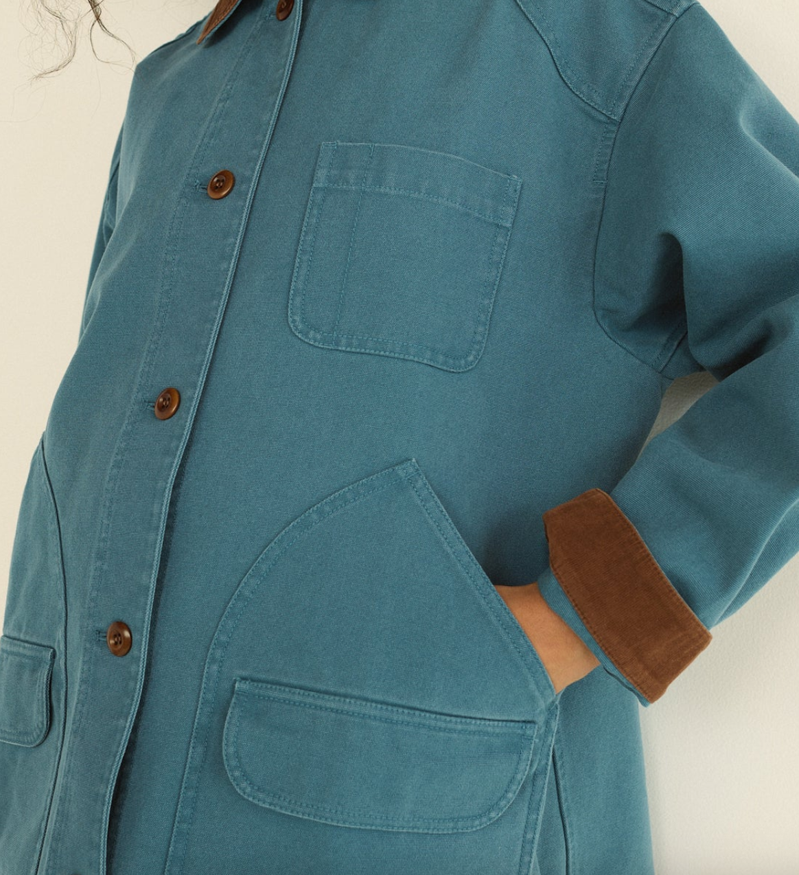 Pascual jacket caspian blue