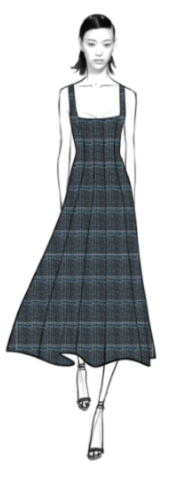 Wells Dress Ink Blue Plaid