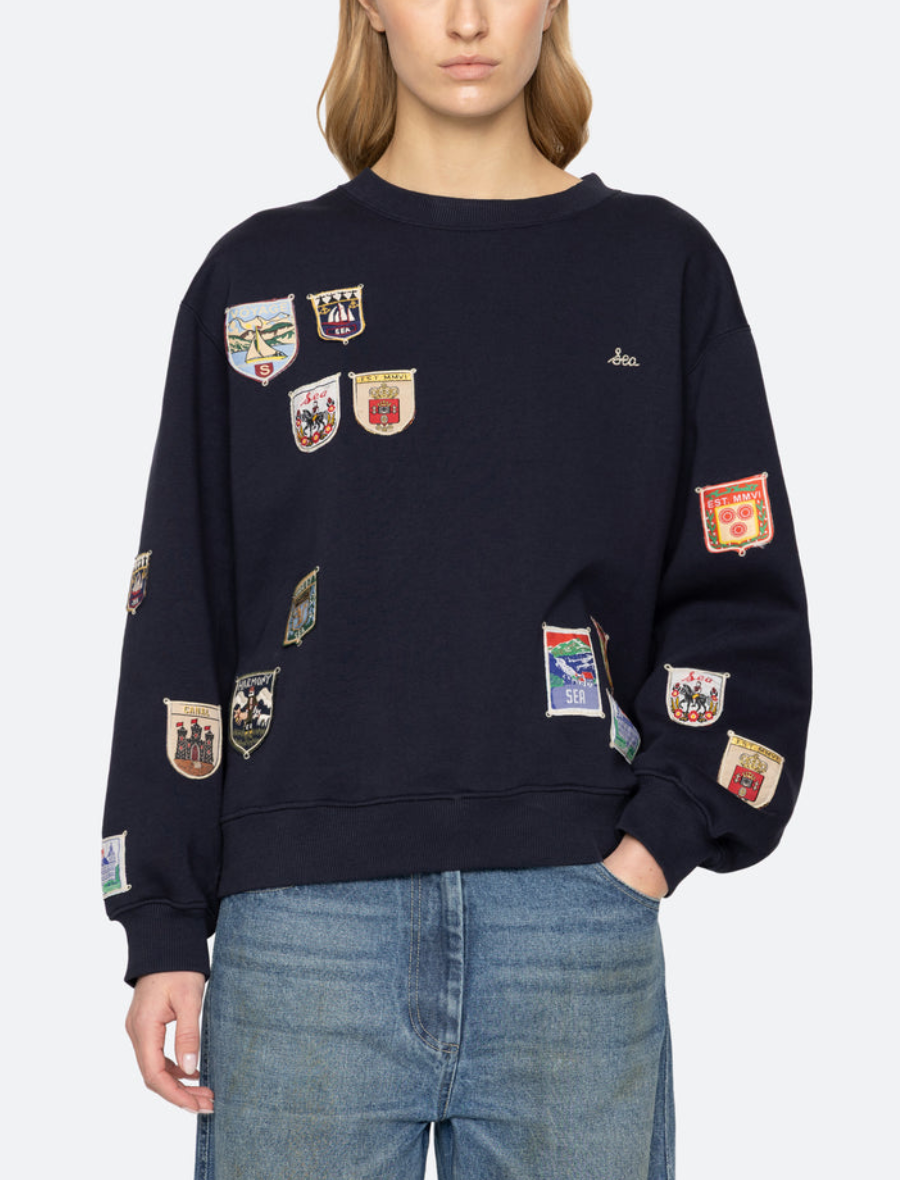 Davis Sweatshirt Navy