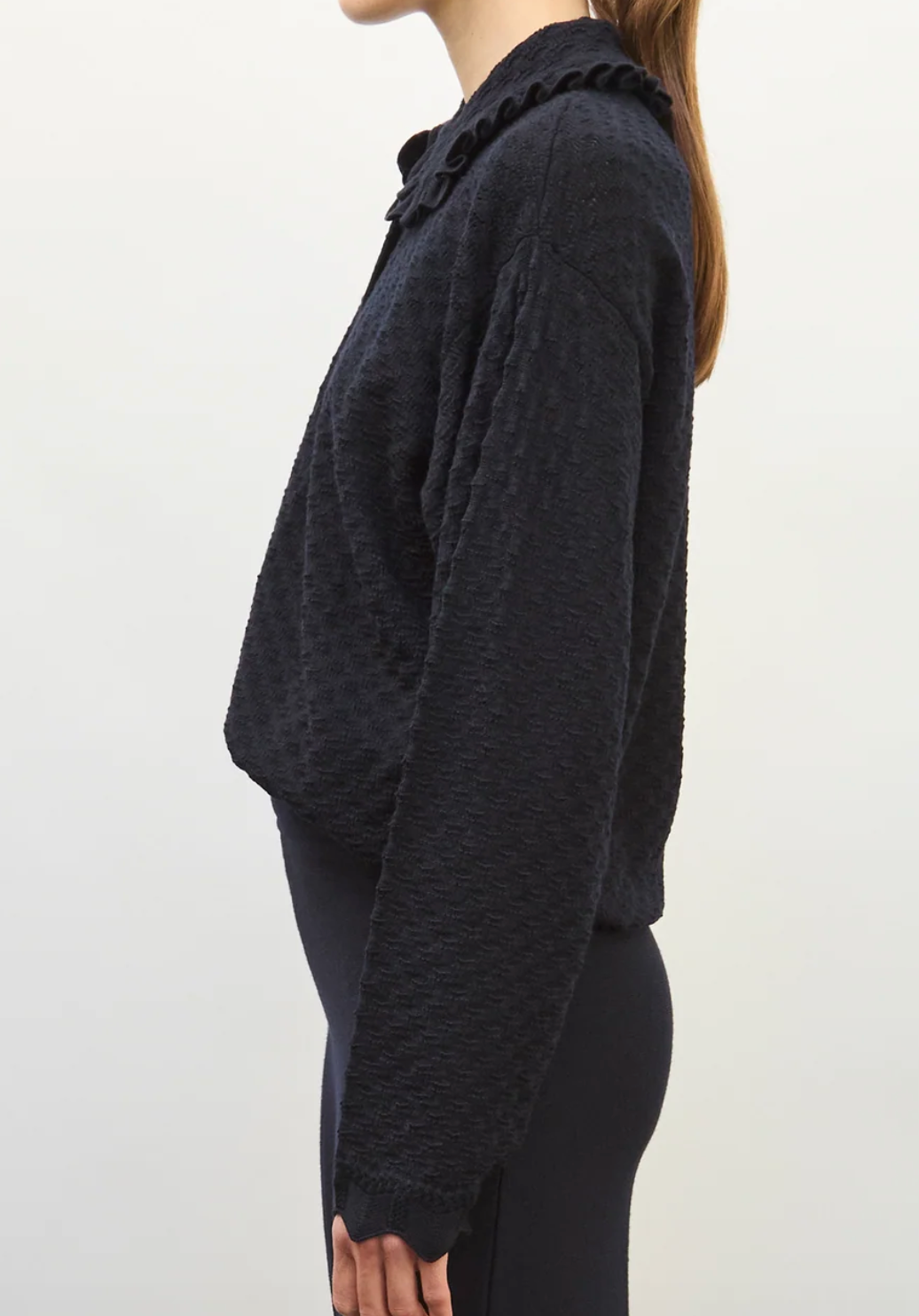Fantasque couture knit shirt midnight