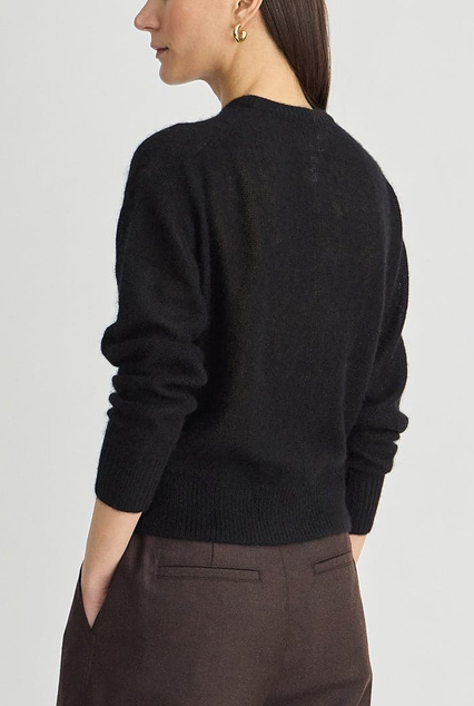 Softest Tissue Weight Sweater Black