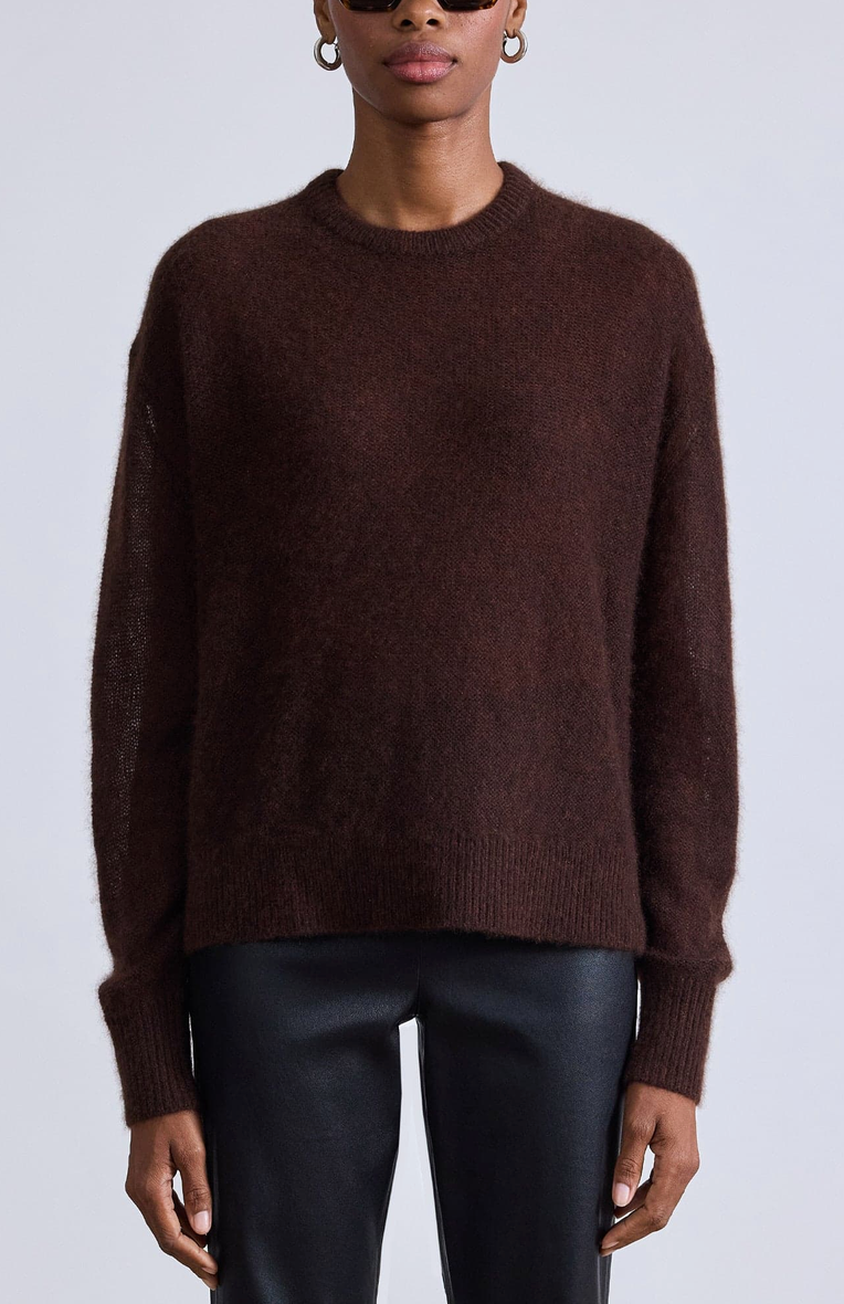 Softest Tissue Weight Sweater Chocolate