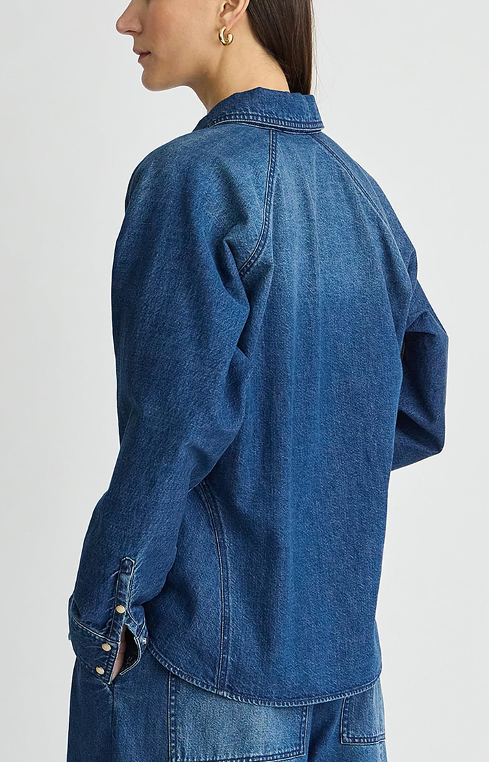 Anni Denim Button Up Bluey