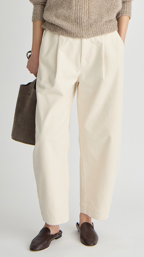 Bari Crop Trouser Stone