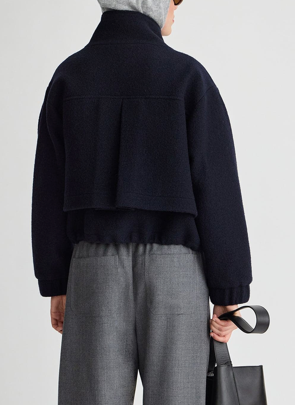 Selva Cropped Bomber Midnight