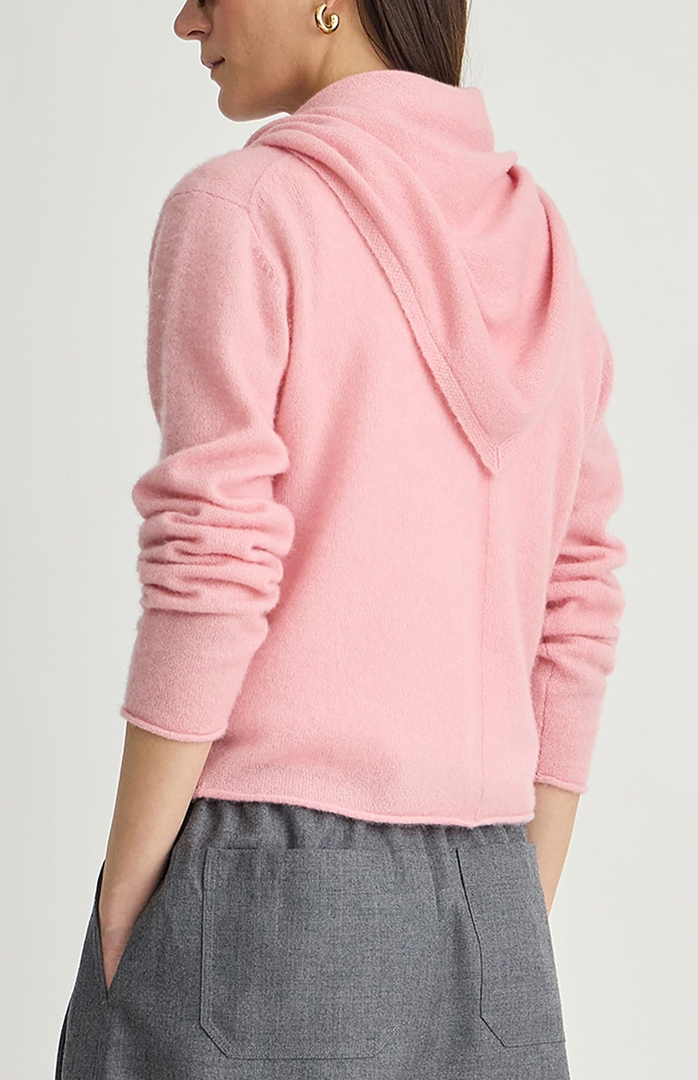 Softest Tissue Scarf Tie Top Pink