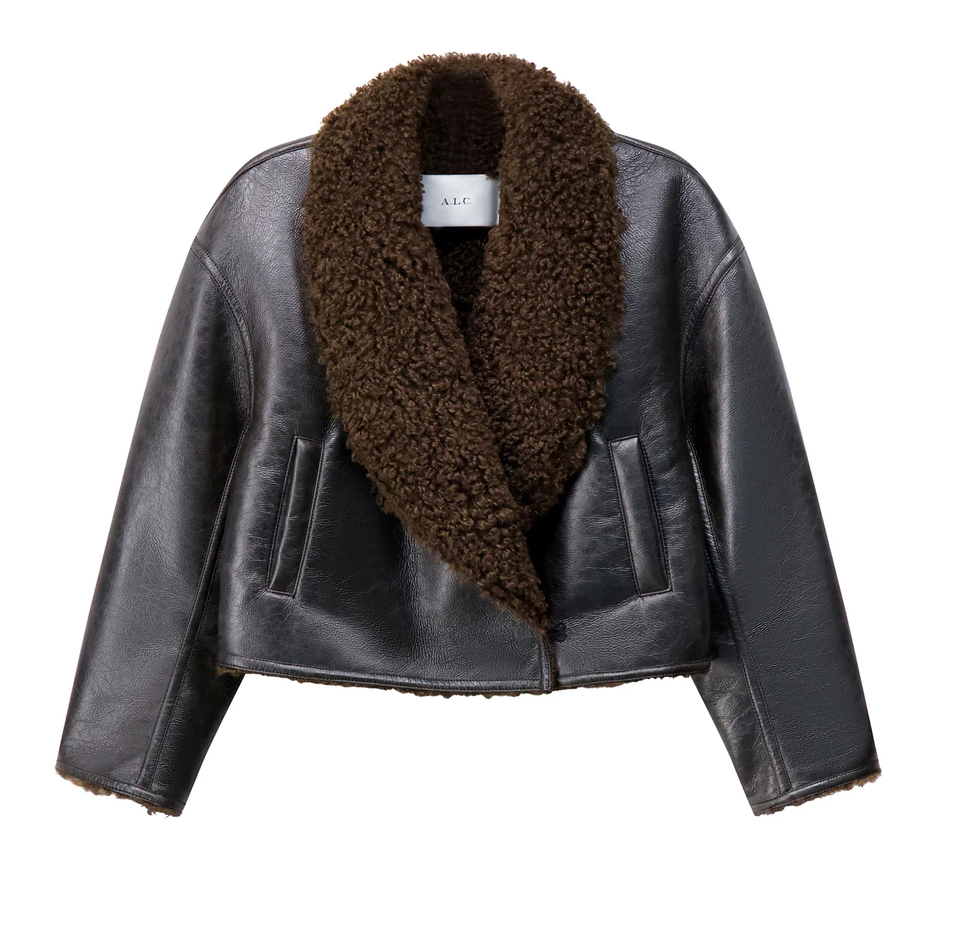 Stella Faux Shearling Jacket Deepest Brown / Pilot Brown