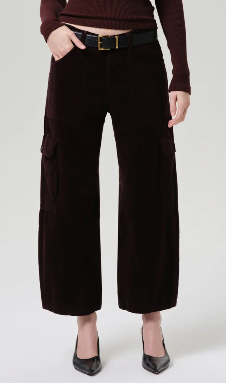 Thassos Twisted Seam Utility Corduroy pant in barrister