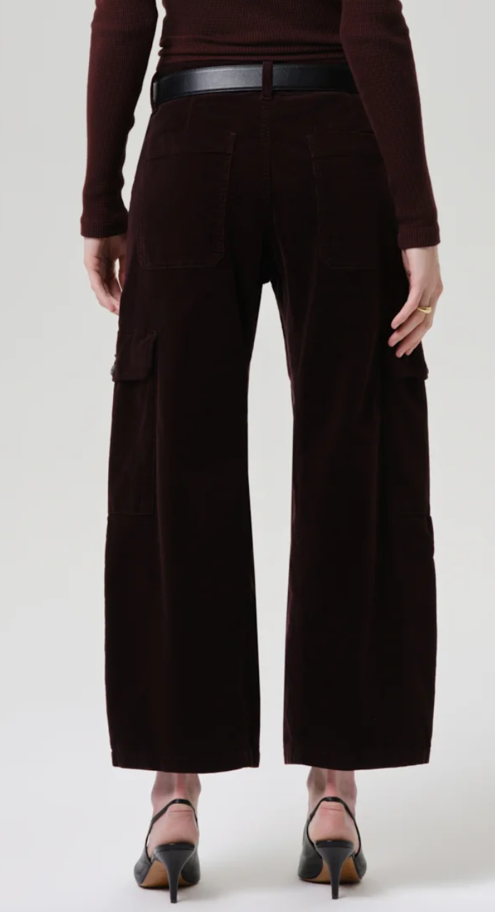 Thassos Twisted Seam Utility Corduroy pant in barrister