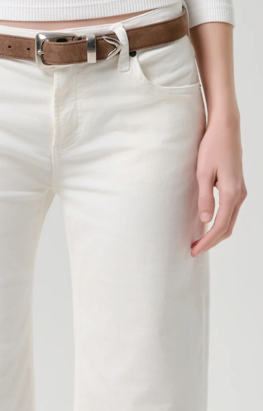Nora corduroy trouser leg in pashmina