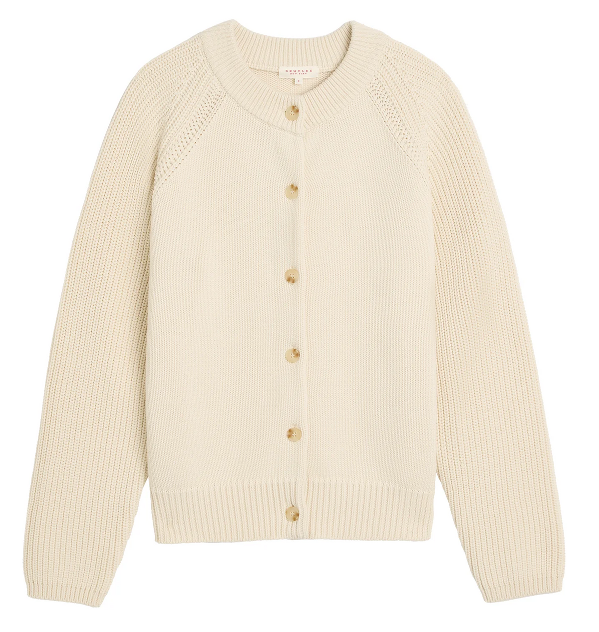 nina cotton cardigan off white