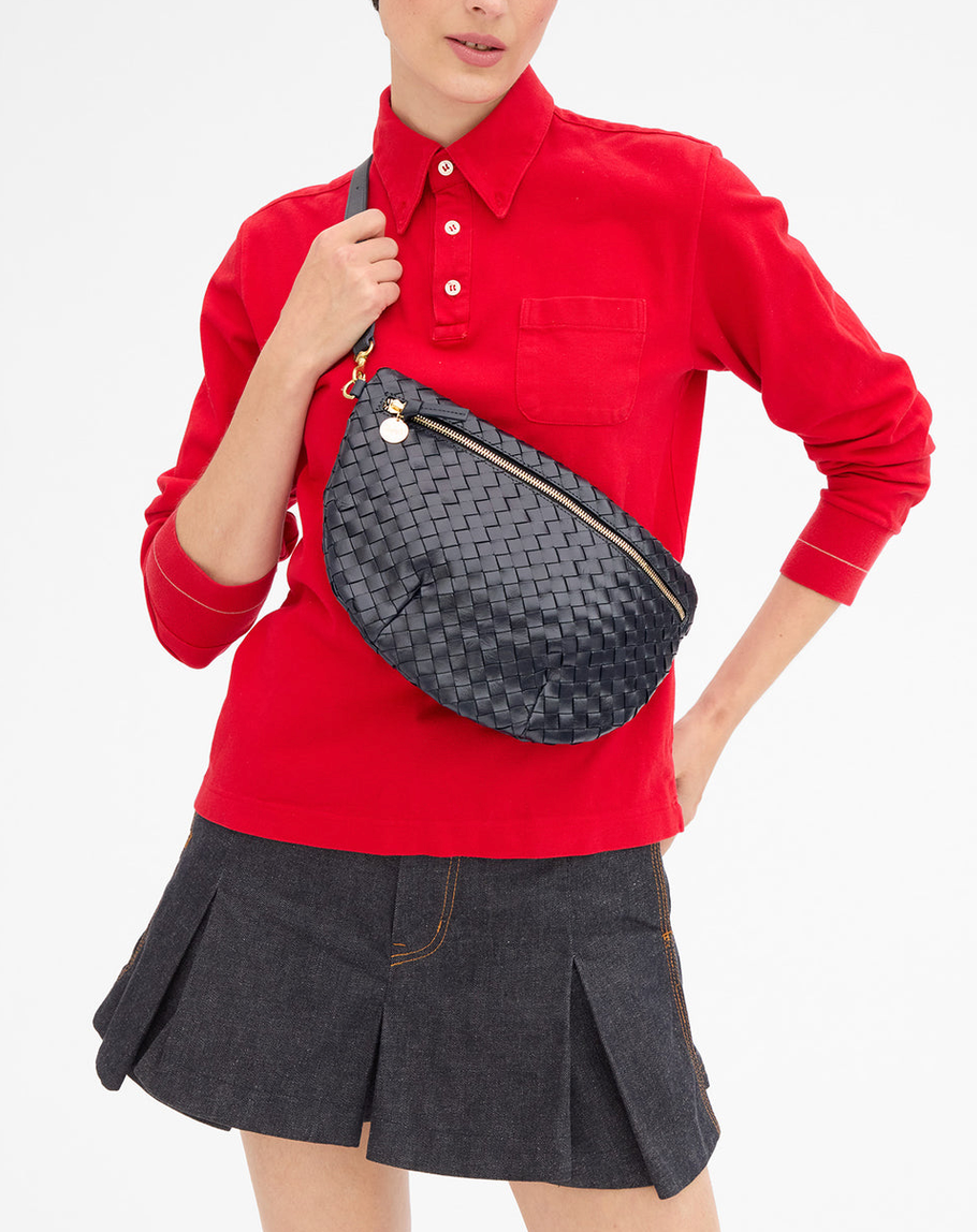 Grande Fanny Twilight Navy Diagonal Woven