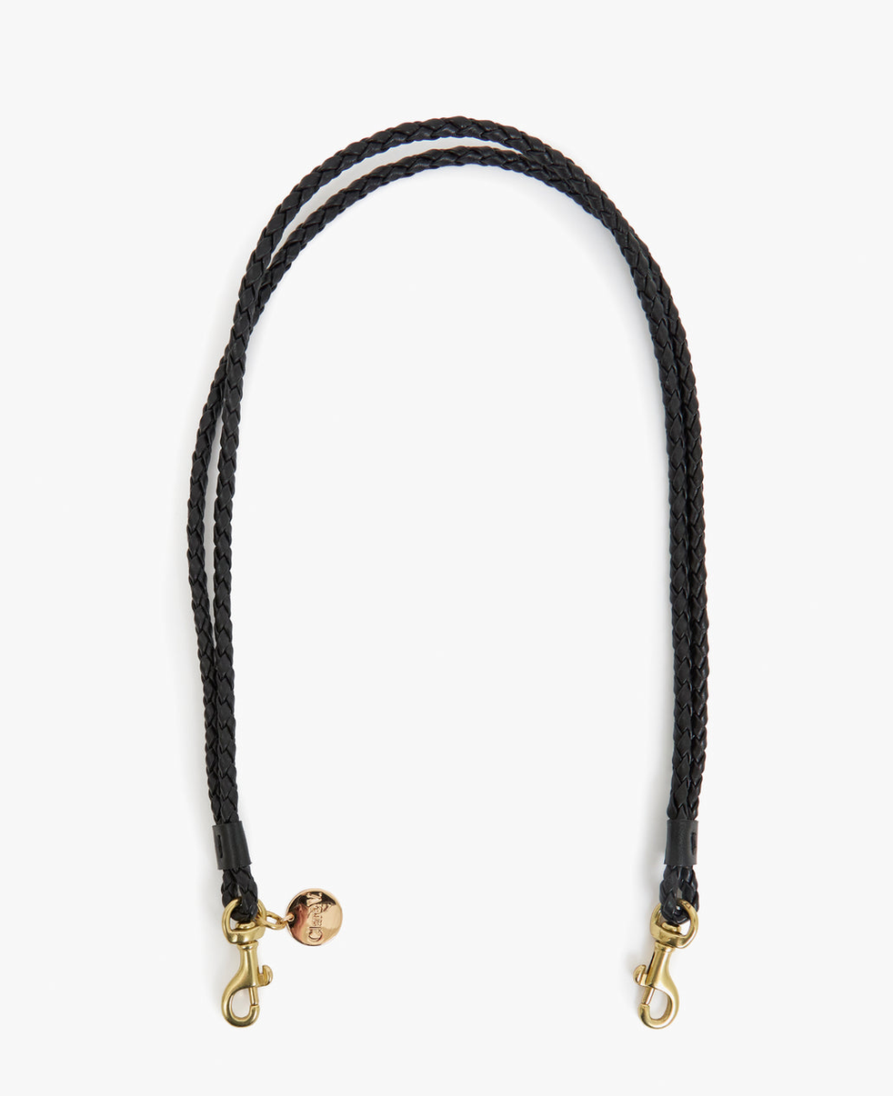 Shoulder Strap Petite Double Braid Black