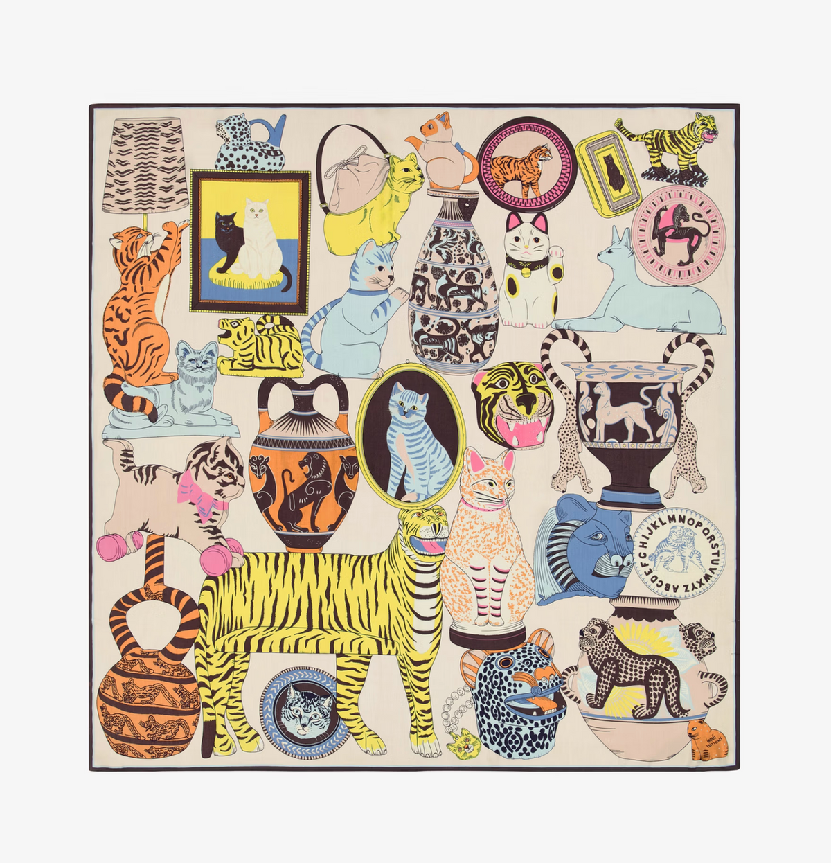 Square Scarf 130 Collector Off White