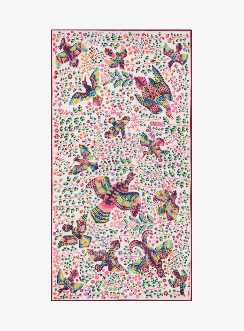 Rectangle Scarf 100 Rene Perrot Pastel