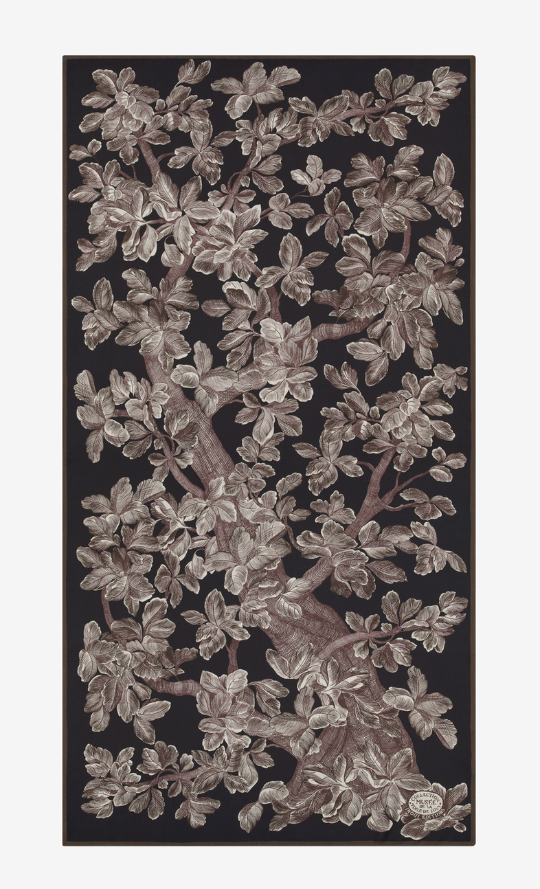 Rectangle Scarf 100 Arboris Black