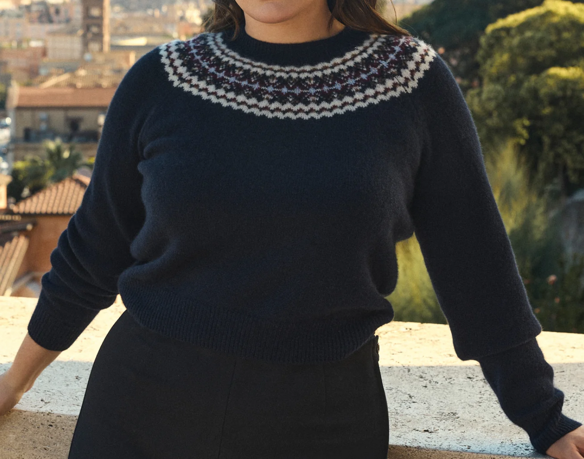 Boniface cashmere sweater navy