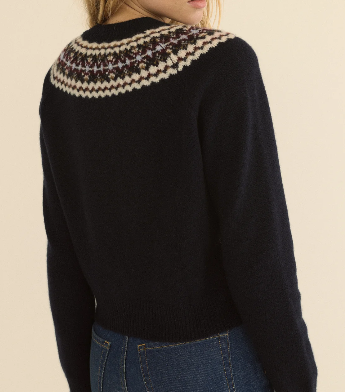Boniface cashmere sweater navy