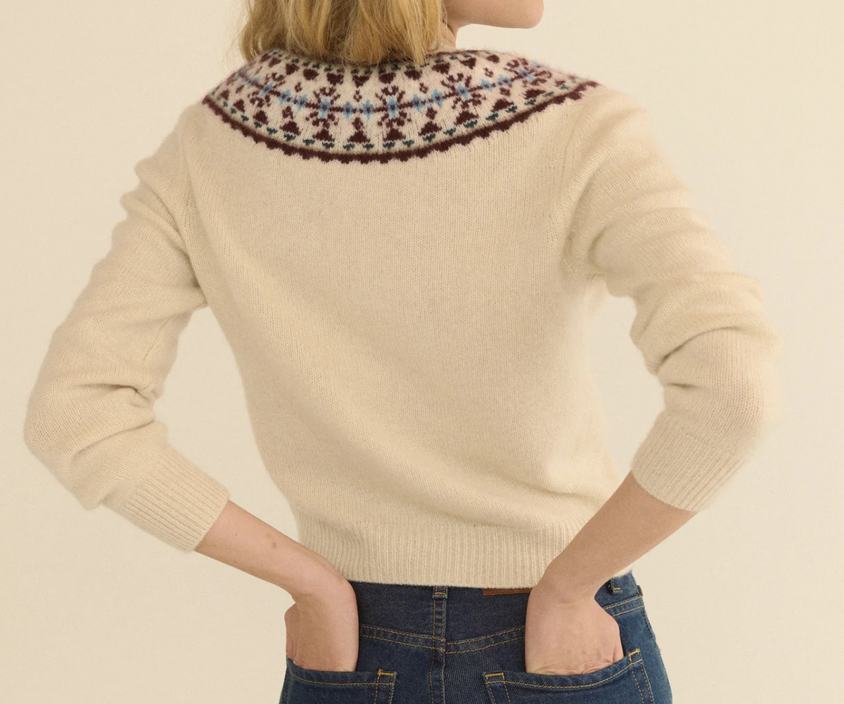 Olympe cashmere cardigan cottage