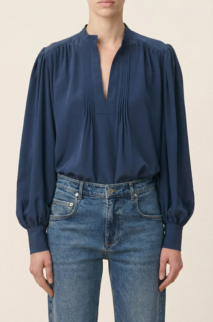Helene blouse navy