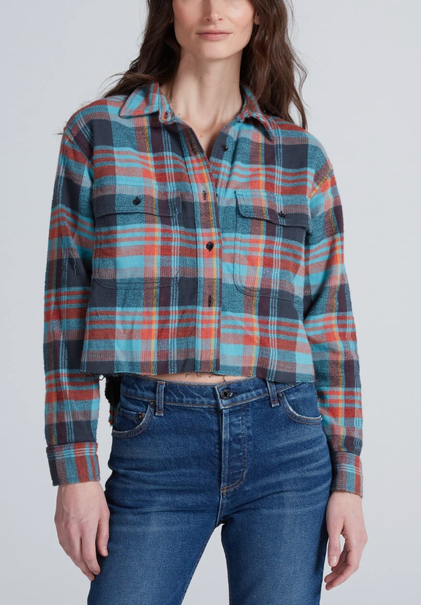 Crosby Flannel Shirt Hudson Plaid