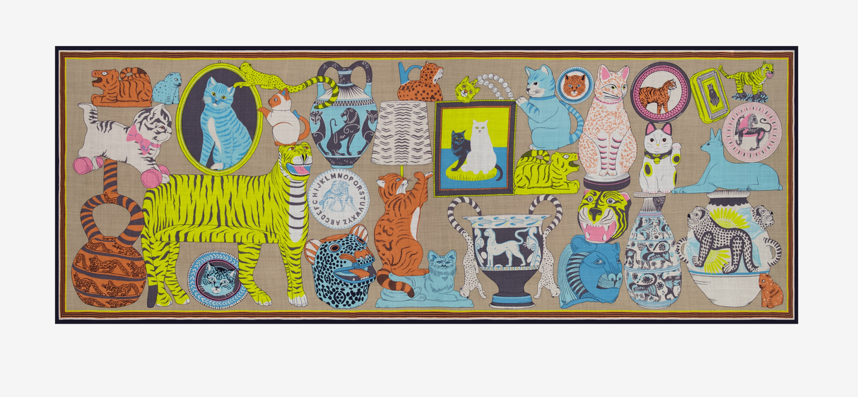 Rectangle Scarf 70 Collectionneur Pastel