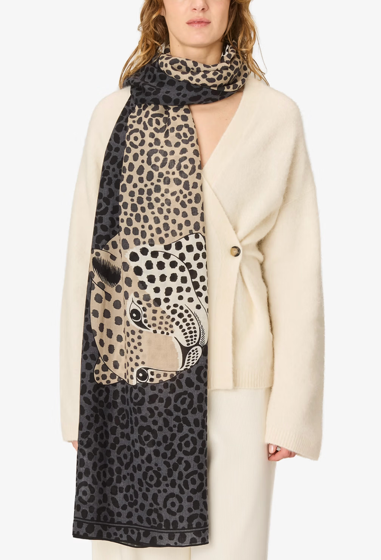 Rectangle Scarf 100 Felis Grey