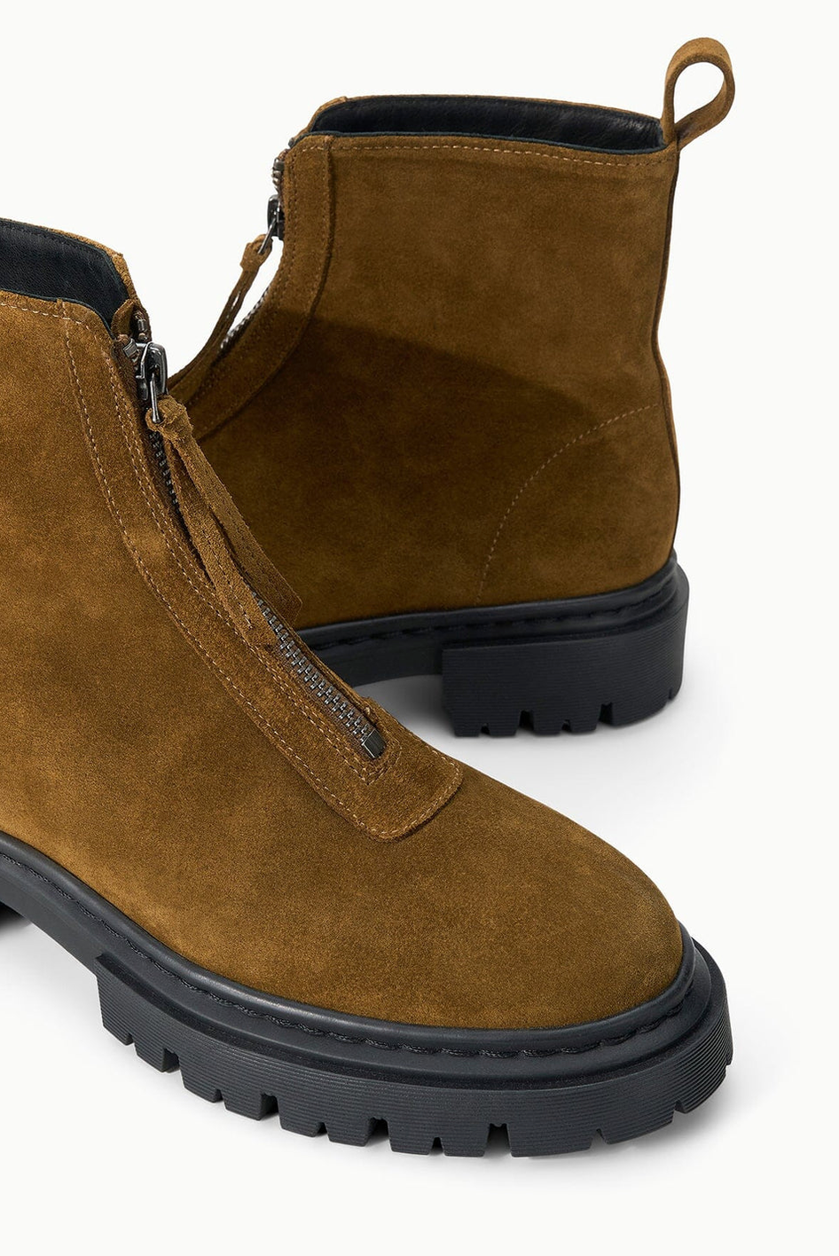 Miles Zip Ankle Boot Cigar