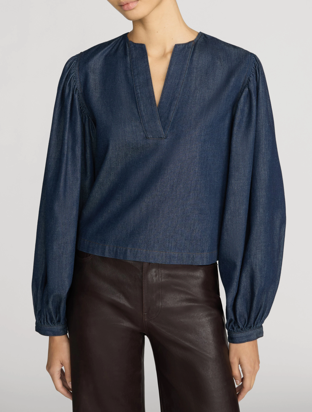 The Off Duty Long Sleeve Popover Rinse