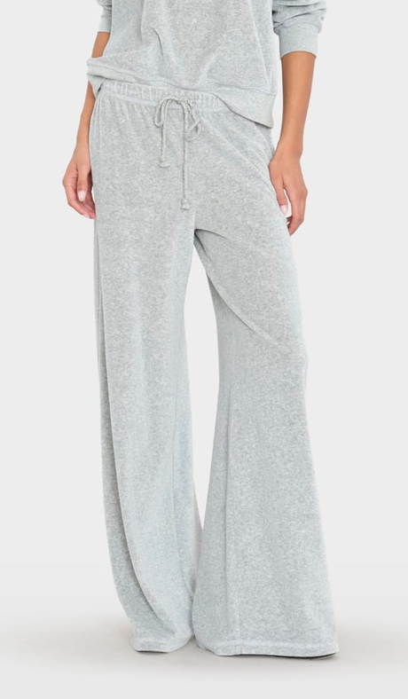 Manon Velour Pant Heather Grey