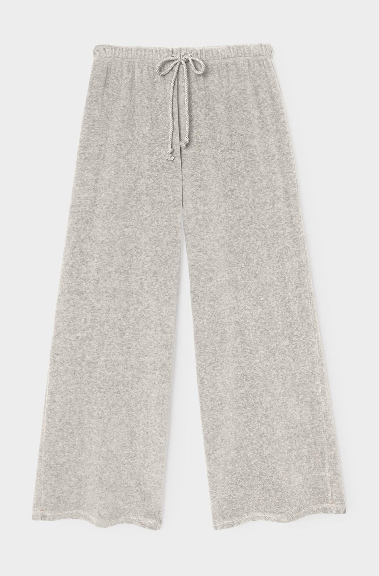 Manon Velour Pant Heather Grey
