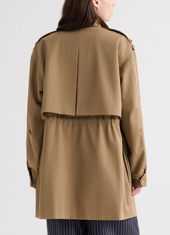 Drawing Conclusions Trench Coat Khaki