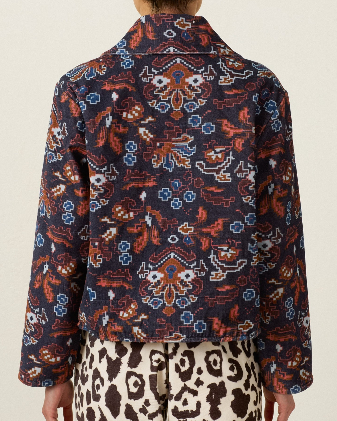 Lex Indigo Kilim Jacket Dark Blue