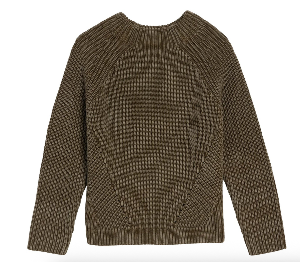 daphne washed cotton sweater caper