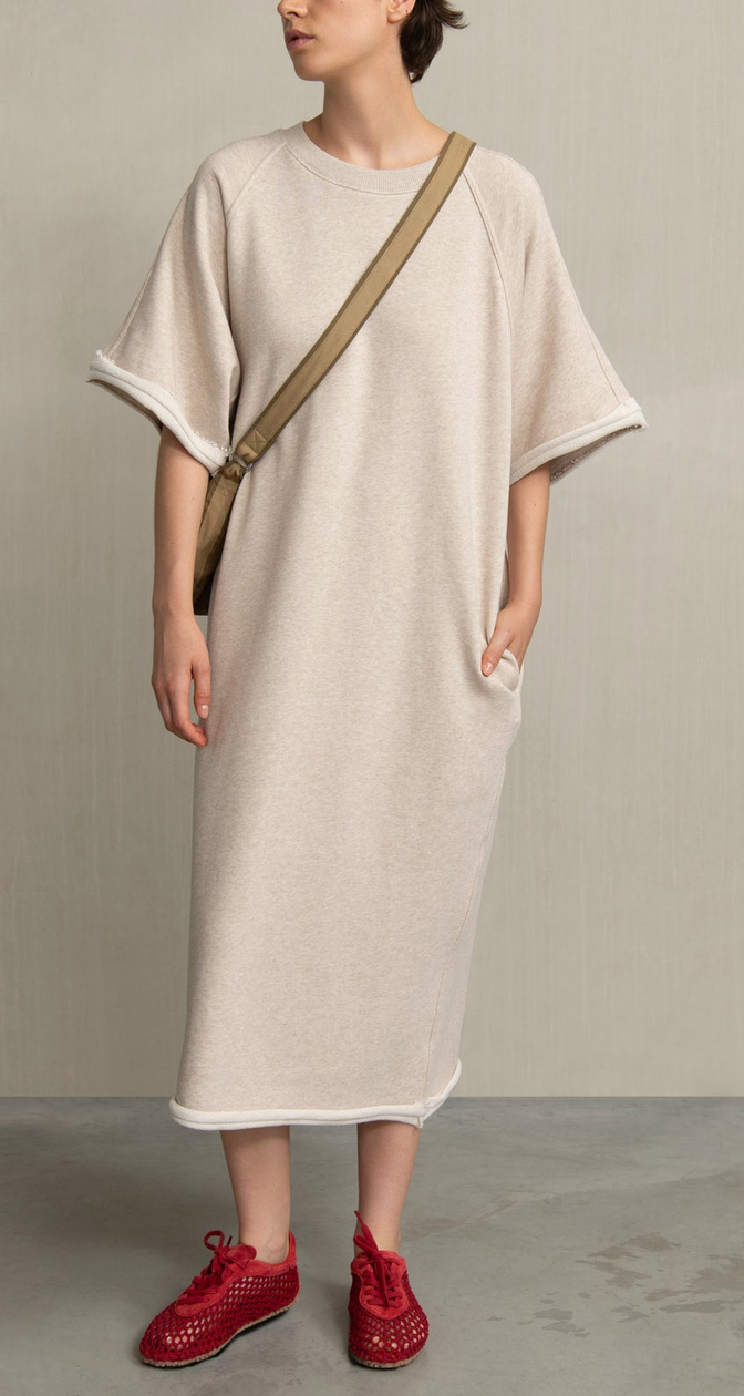 Sacha Dress Beige Melange